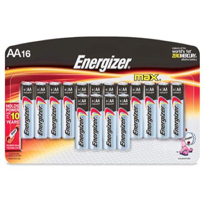 Energizer MAX AA Batteries (PK/16)