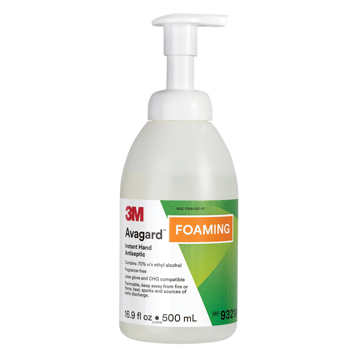 3M™ Avagard™ Foam Hand Antiseptic with Moisturizers 500ml (CA/12)