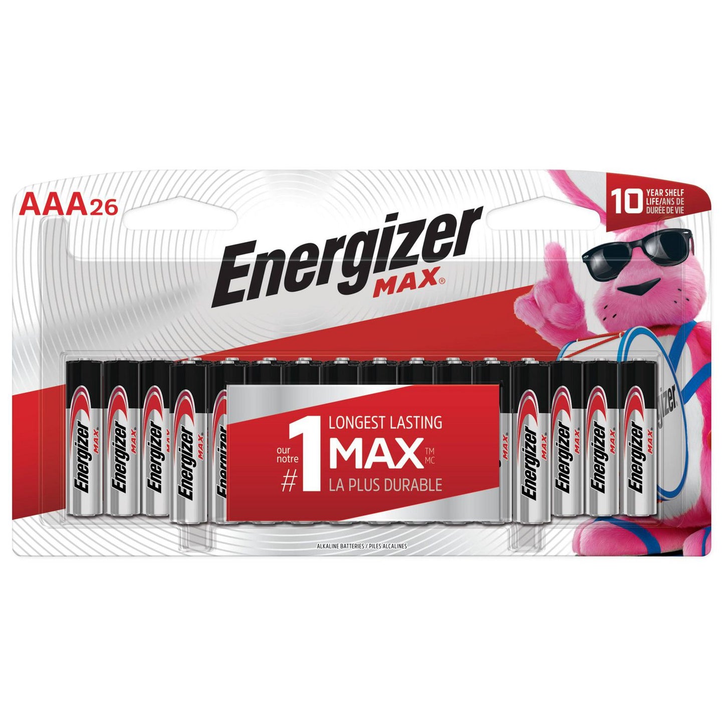 Energizer MAX AAA Batteries (PK/26)